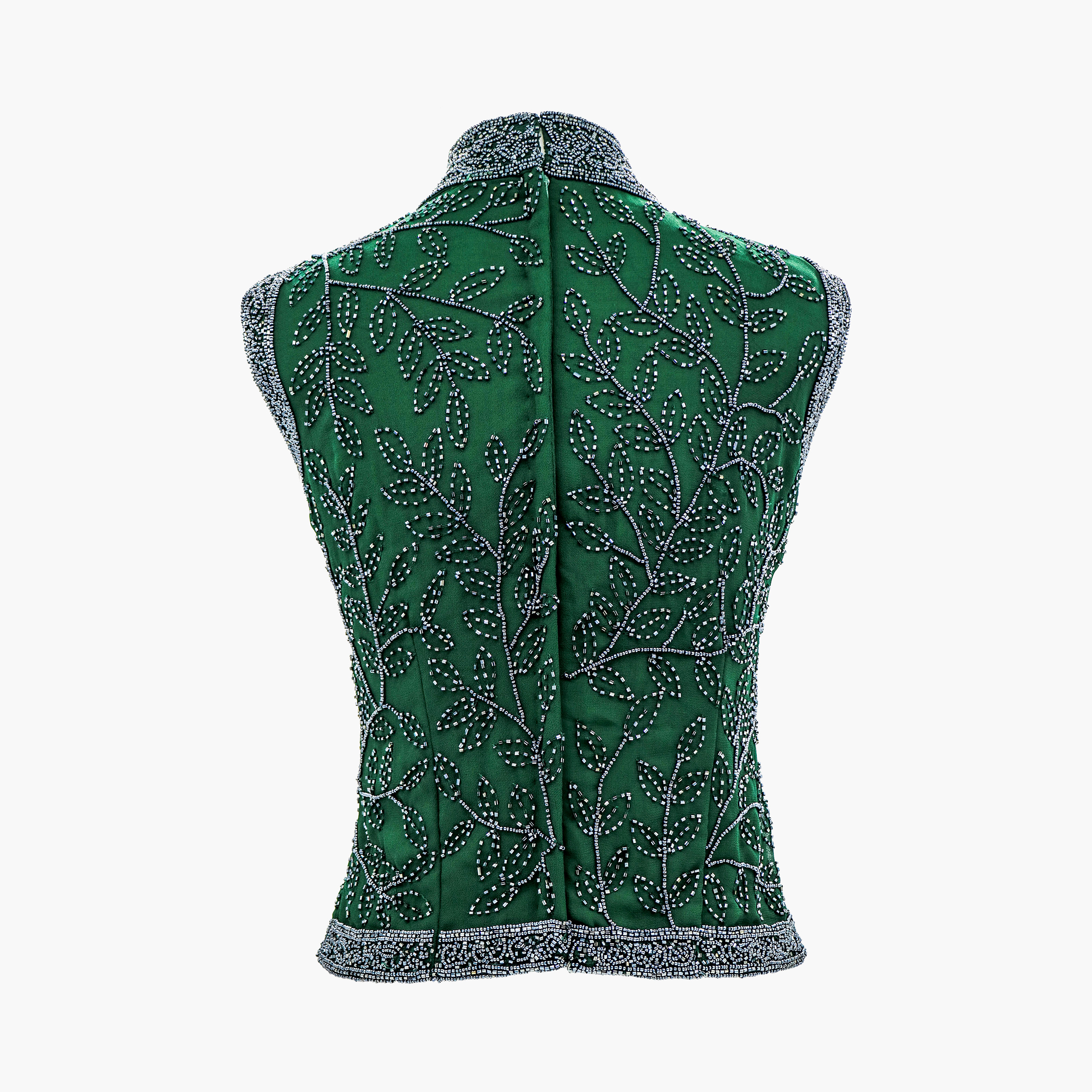 Mandarin Collar Capped Sleeve - Image 8