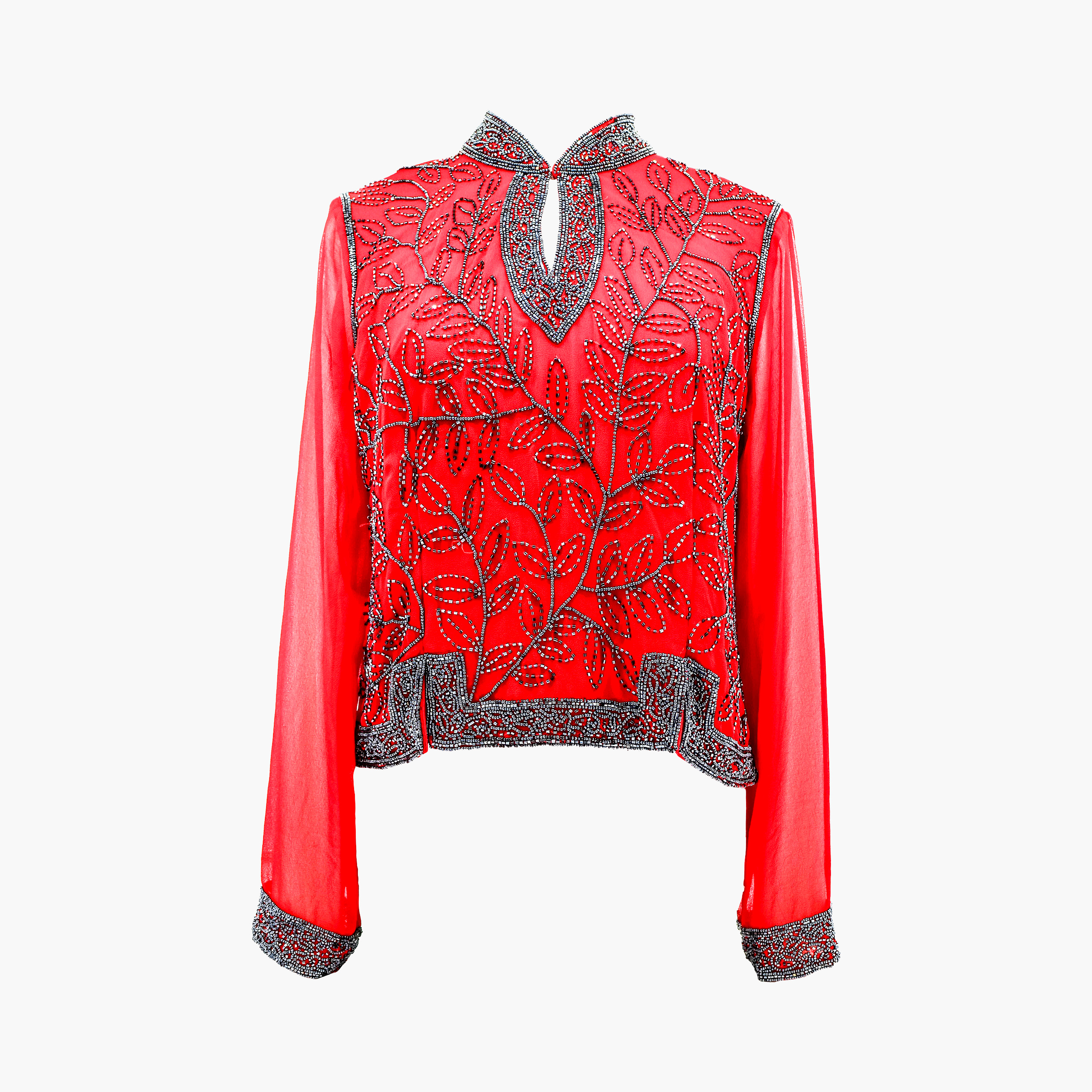 Mandarin Collar Full Sleeve - Image 3