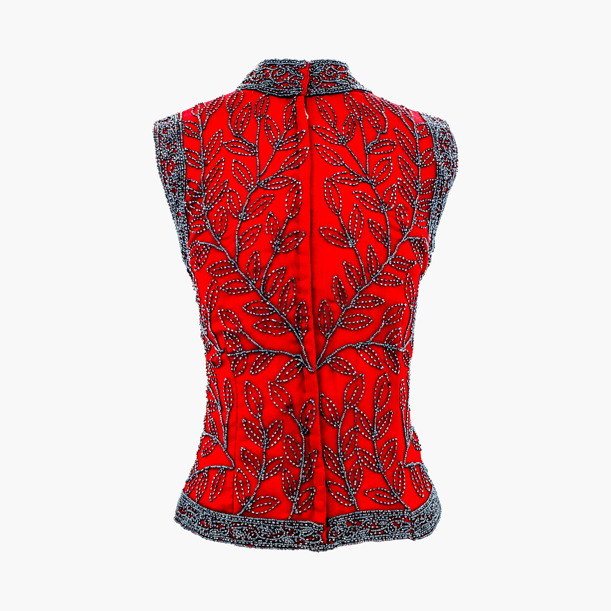 Mandarin Collar Capped Sleeve - Image 2