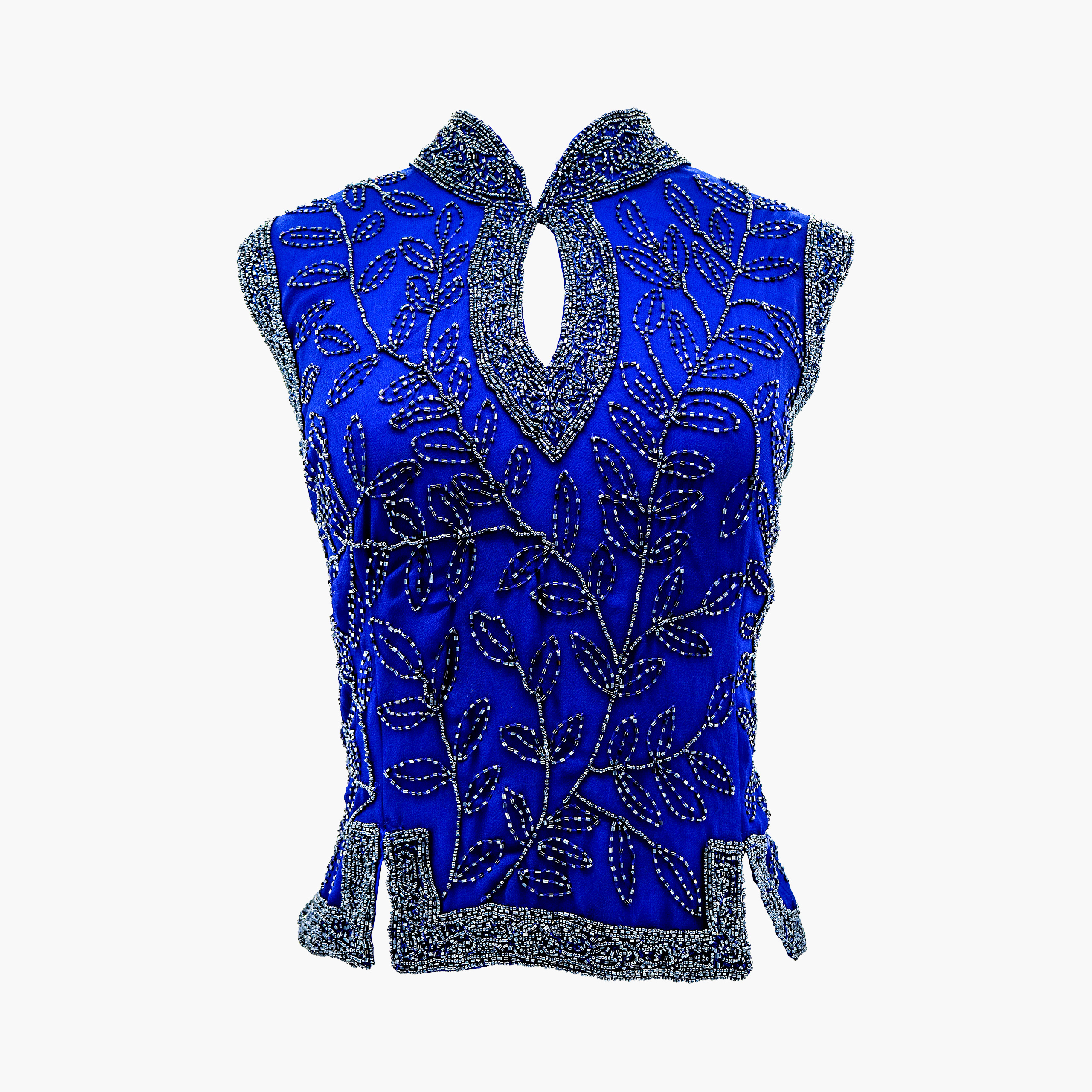 Mandarin Collar Capped Sleeve - Image 3