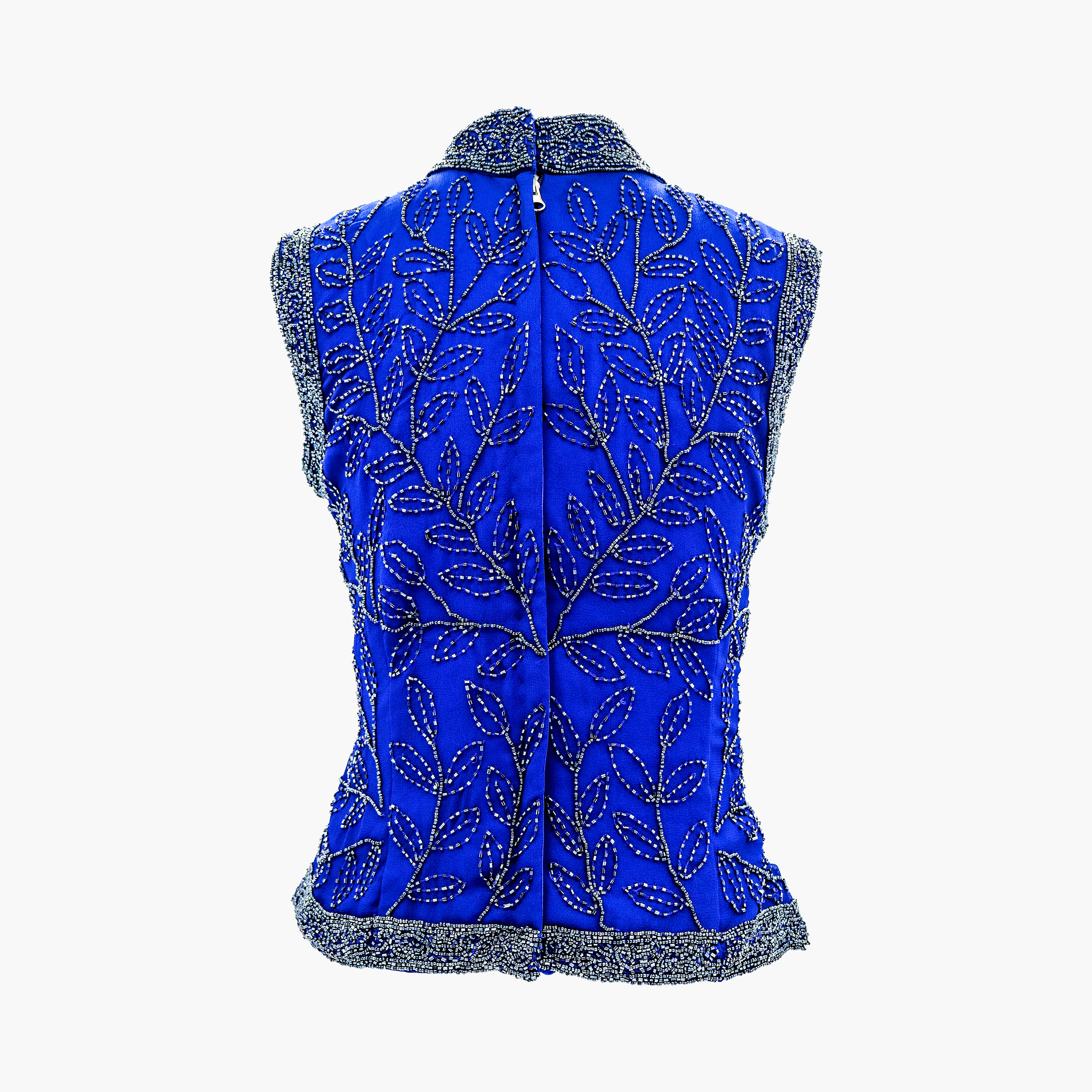 Mandarin Collar Capped Sleeve - Image 4