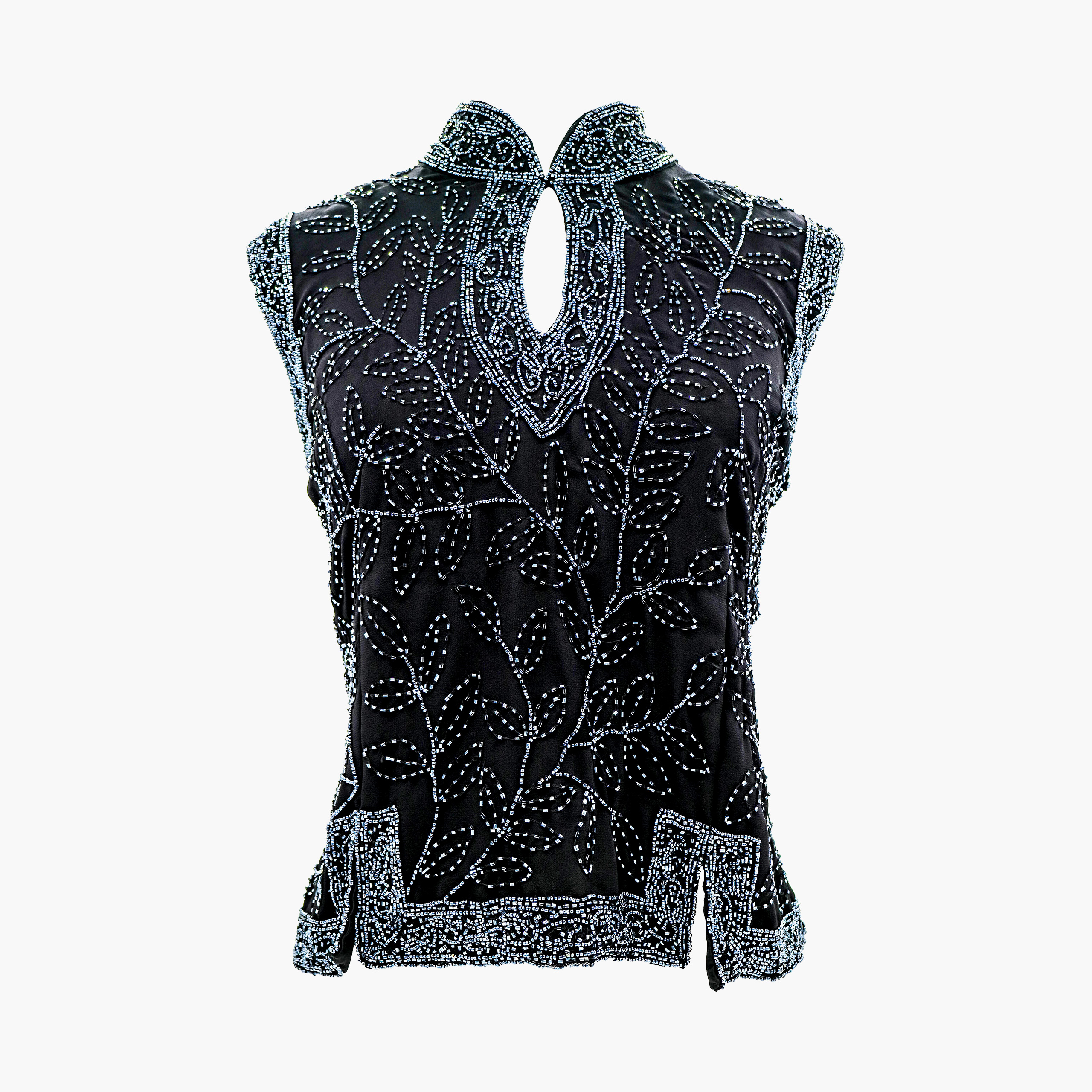 Mandarin Collar Capped Sleeve - Image 5