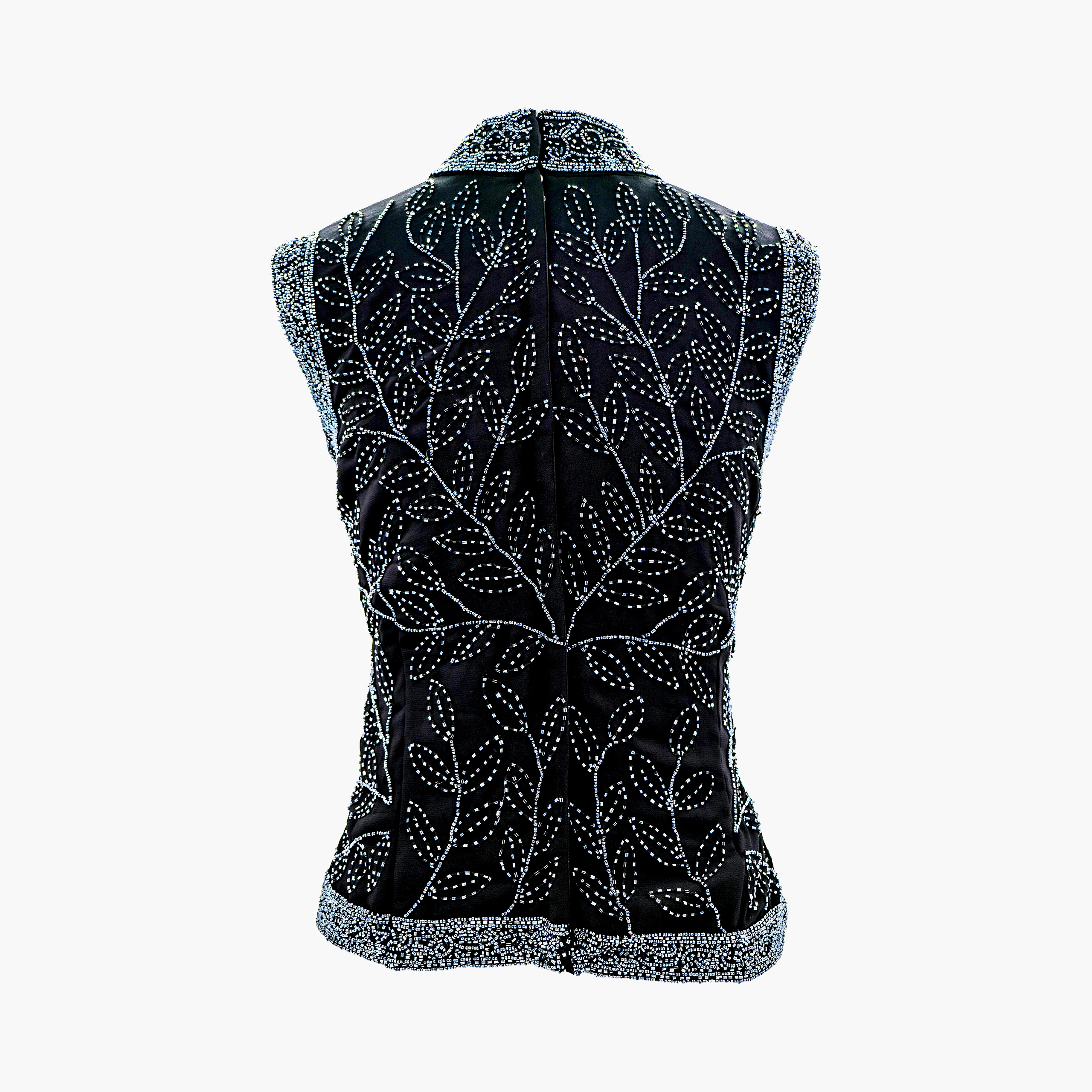 Mandarin Collar Capped Sleeve - Image 6