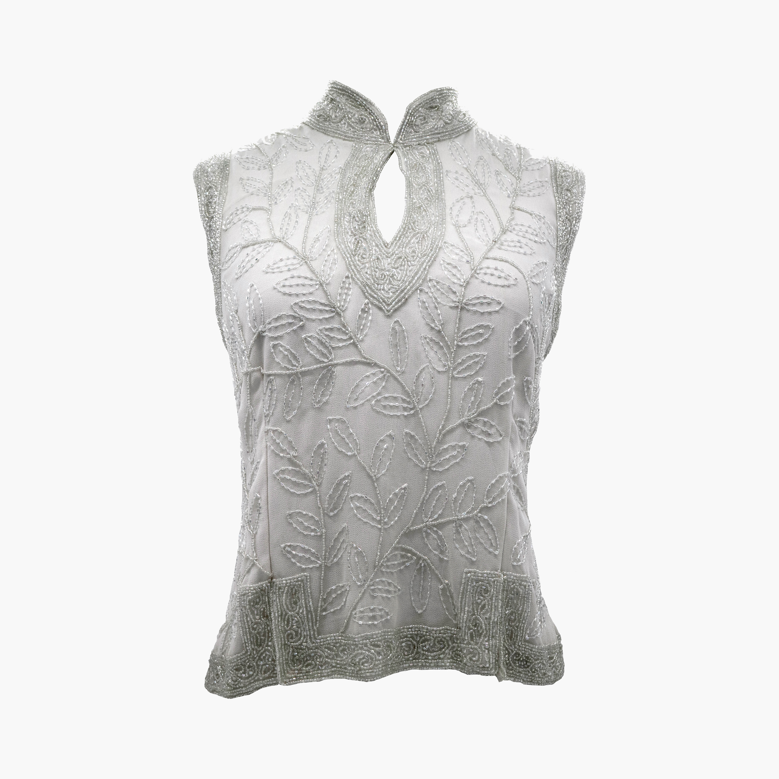 Mandarin Collar Capped Sleeve - Image 9