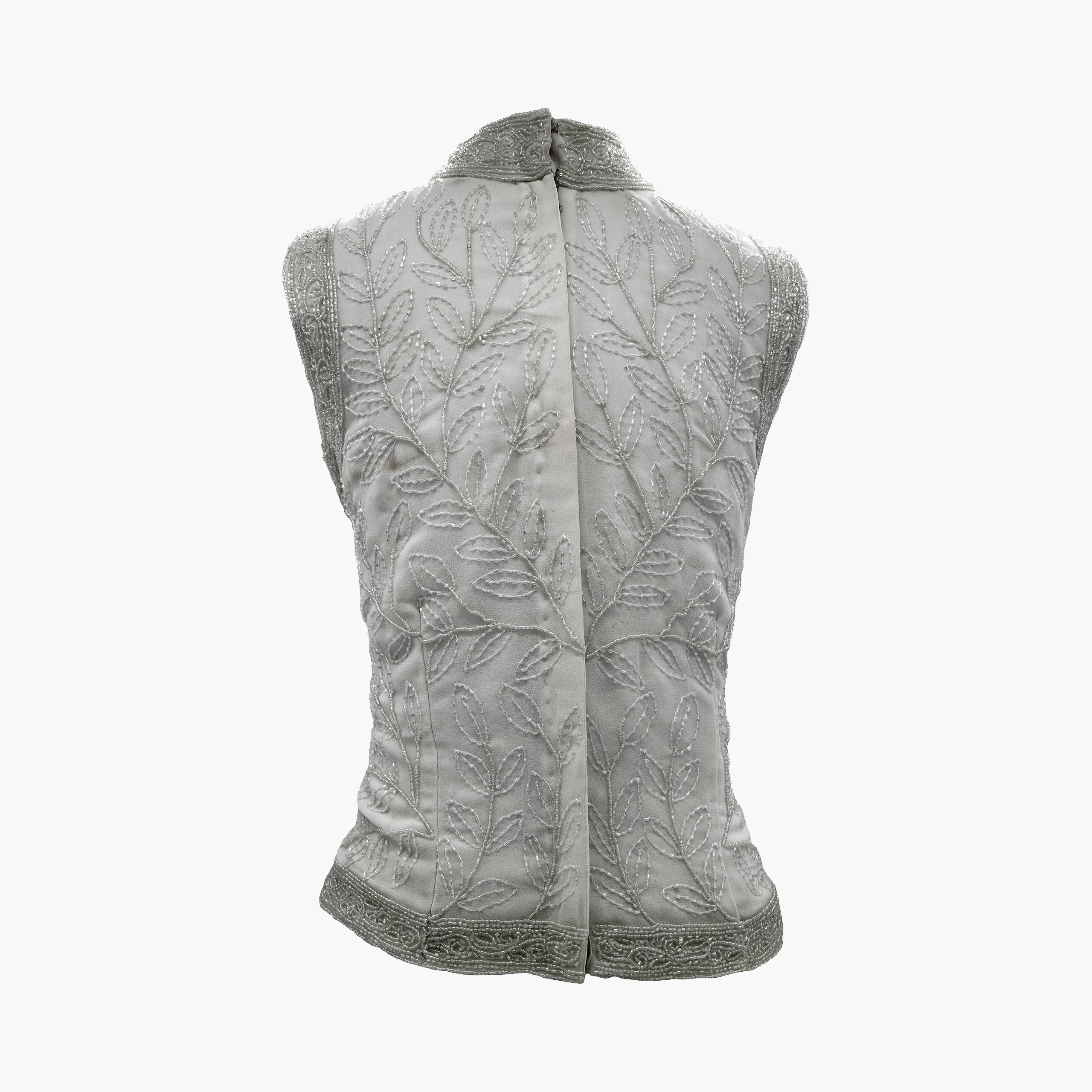 Mandarin Collar Capped Sleeve - Image 10